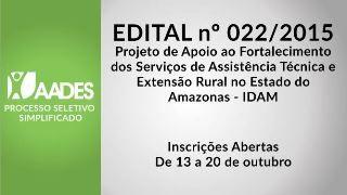 AADES abre inscrições para Processo Seletivo Simplificado 