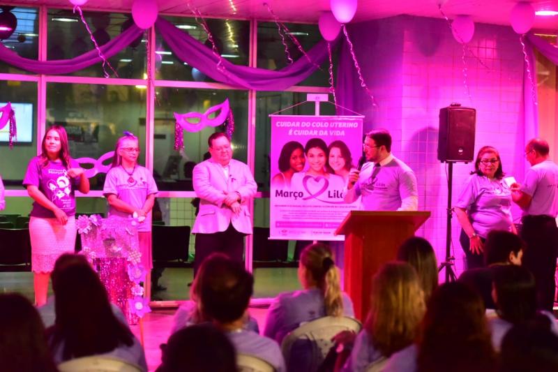FCecon lança Movimento Estadual Março Lilás de combate ao câncer de colo uterino