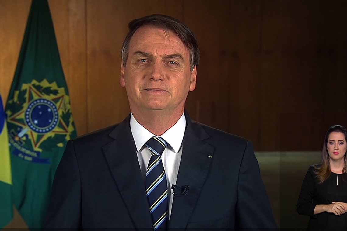 Em pronunciamento, Bolsonaro destaca MP para abertura de negócios