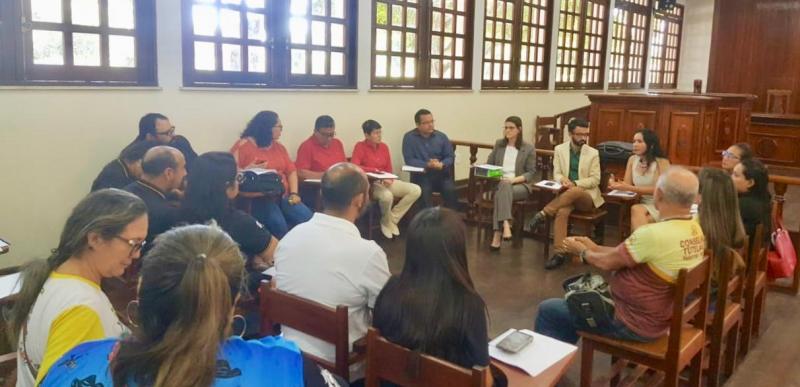 Justiça reúne rede de proteção para discutir ações do Festival e Lei Ana Victória