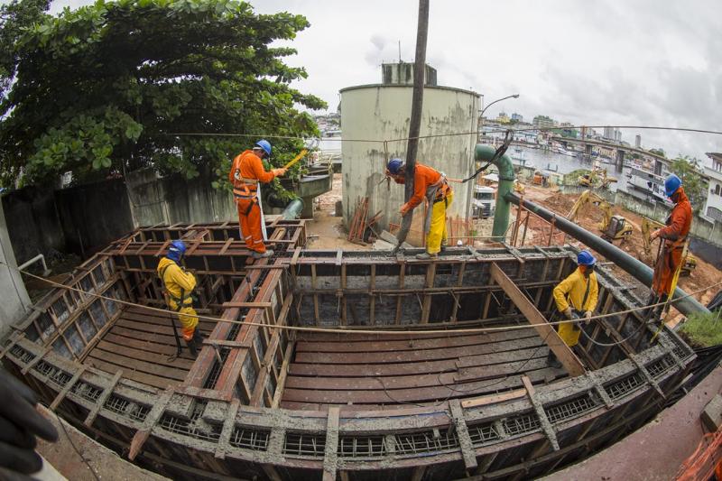 Governo do Amazonas implementa tecnologia para tratamento da rede de esgoto em Manaus