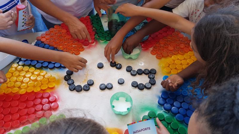 Estudantes de Manaus ajudarão a confeccionar megabandeira dos Objetivos de Desenvolvimento Sustentável da ONU