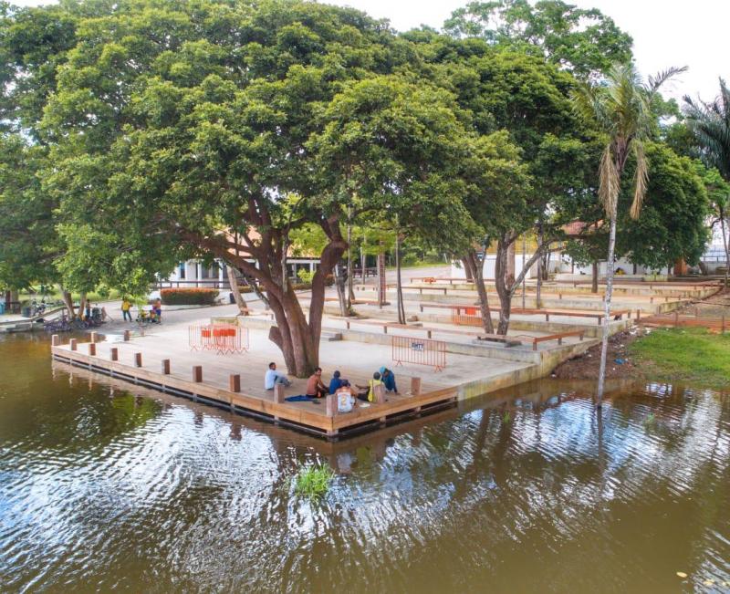 Arrocha e muita toada na reinauguração do Balneário Cantagalo