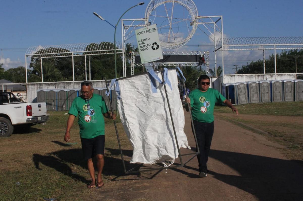 Em Parintins, Festa dos Visitantes terá ecopontos para coleta seletiva Em Parintins, Festa dos Visitantes terá ecopontos para coleta seletiva