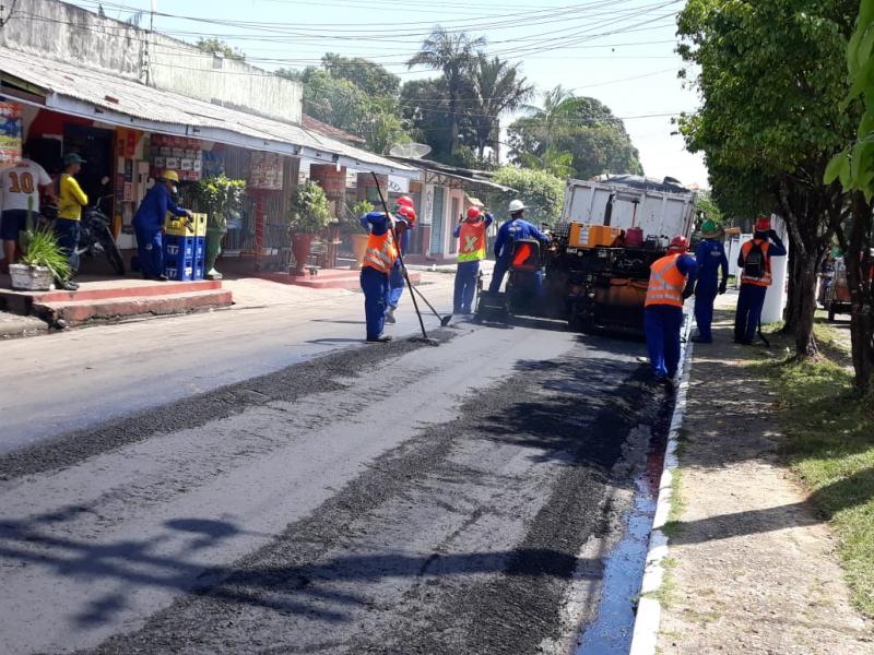 Governo do Estado reinicia obras do sistema viário de Parintins