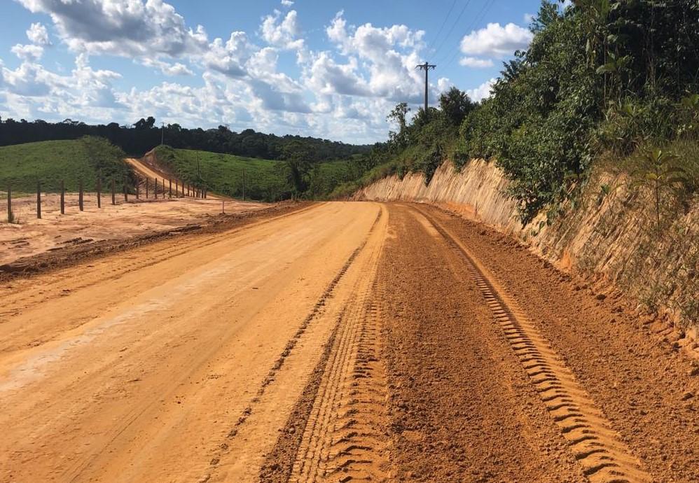 Seinfra recupera sistema viário e Ramal do Gama, em Guajará