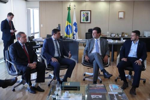 Em Brasília, ministro da Saúde garante a Wilson Lima apoio para ampliar investimentos no Amazonas