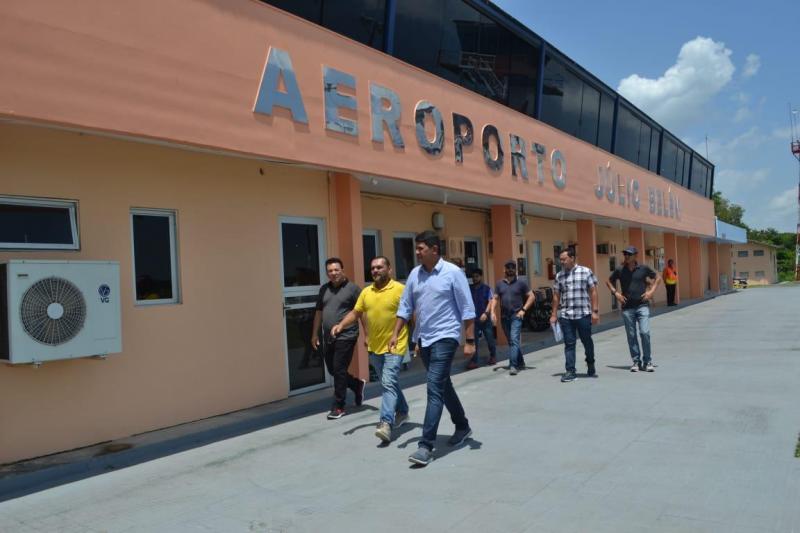 Parceria entre Prefeitura e Governo do Estado inicia modernização do aeroporto de Parintins 