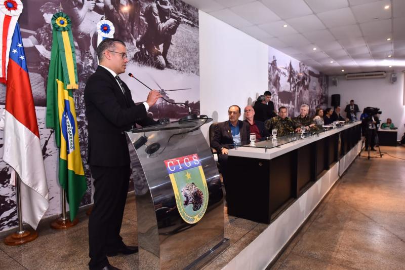 Josué Neto reitera a importância do CIGS para a defesa da Amazônia Josué Neto reitera a importância do CIGS para a defesa da Amazônia