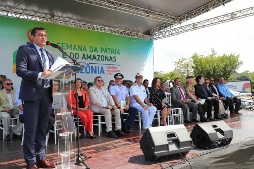 Wilson Lima inicia Semana da Pátria do Amazonas e anuncia novo secretário de Educação