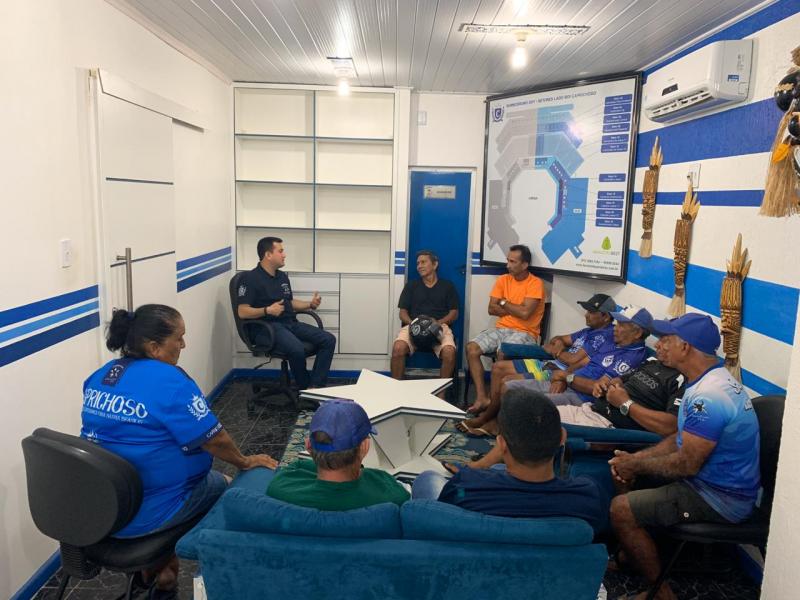 Presidente do Caprichoso reúne com diversos segmentos do boi para apresentar plano de trabalho 