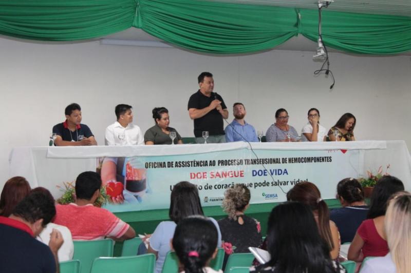 Servidores da Saúde em Parintins recebem orientação sobre técnicas de transfusão de sangue