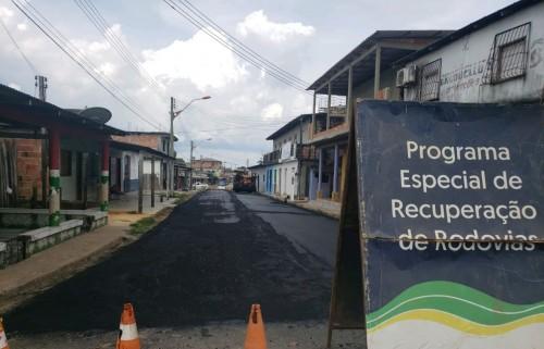 Ruas e avenidas da cidade de Uarini recebem obras de recuperação do Governo do Amazonas