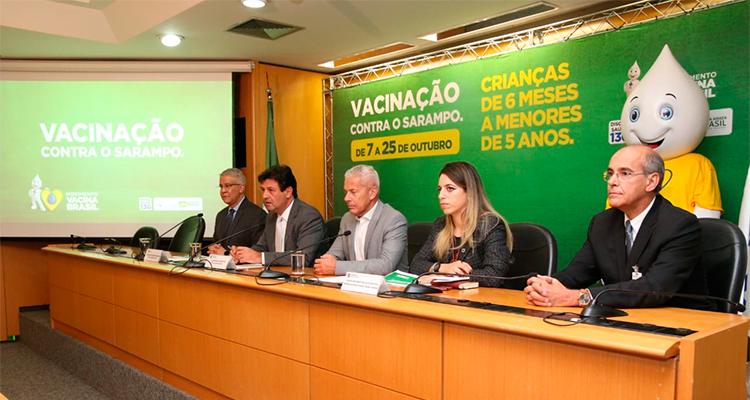 Campanha de Vacinação contra o Sarampo começa na segunda-feira (7/10)