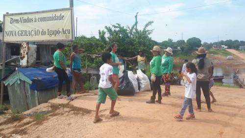 Mutirão de educação ambiental envolve jovens em ações em prol da natureza na RDS Igapó Açu