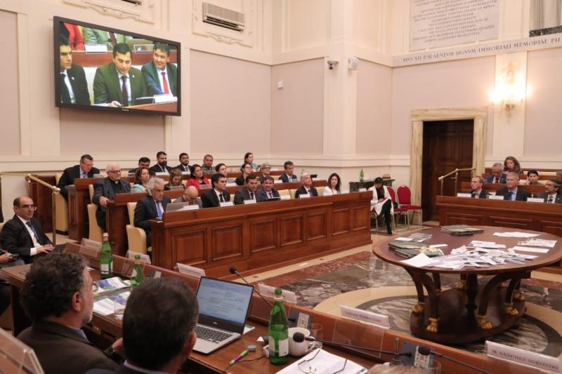 Promover a dignidade humana é tarefa de todos, diz Wilson Lima na 1ª Cúpula de Governadores da Pan-Amazônia, no Vaticano