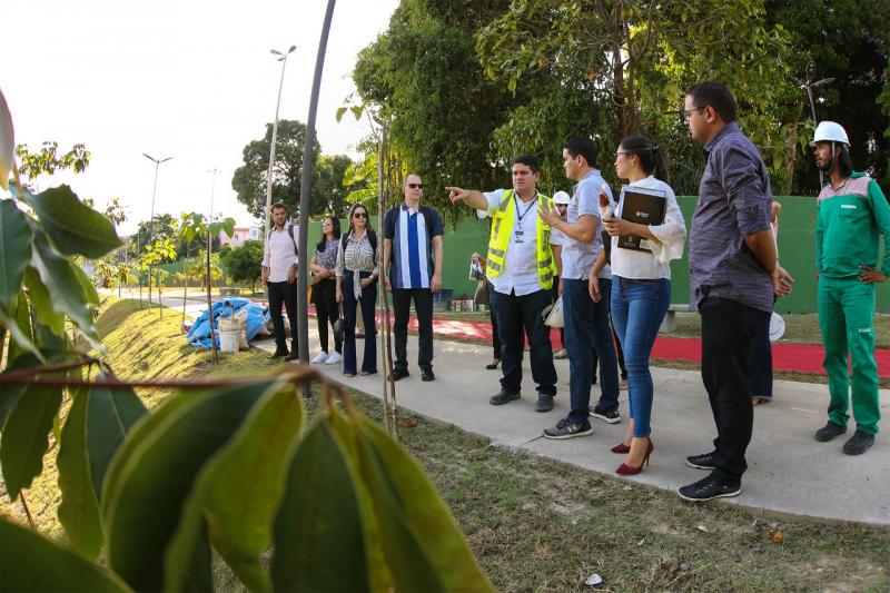 Engenheiros do Pará visitam obras do Prosamim para conhecer as boas práticas da política ambiental do programa