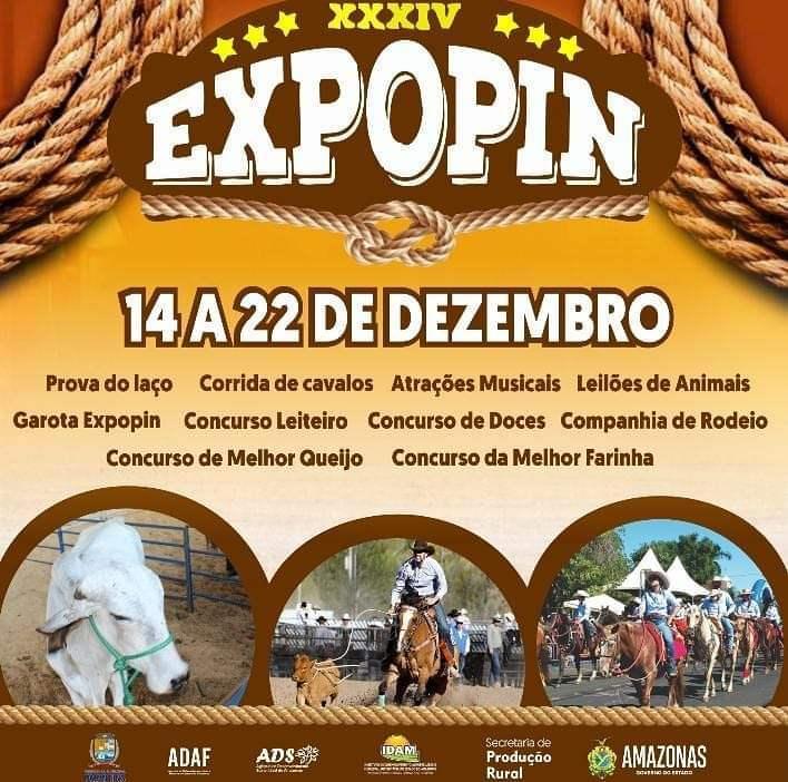 Governo do AM apoia a 34ª Exposição e Feira Agropecuária de Parintins (Expopin) 2019