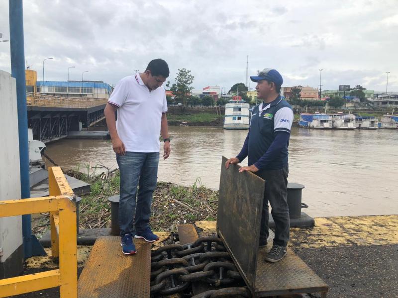 Bi Garcia diz que por questões burocráticas Porto de Parintins ainda não foi reaberto