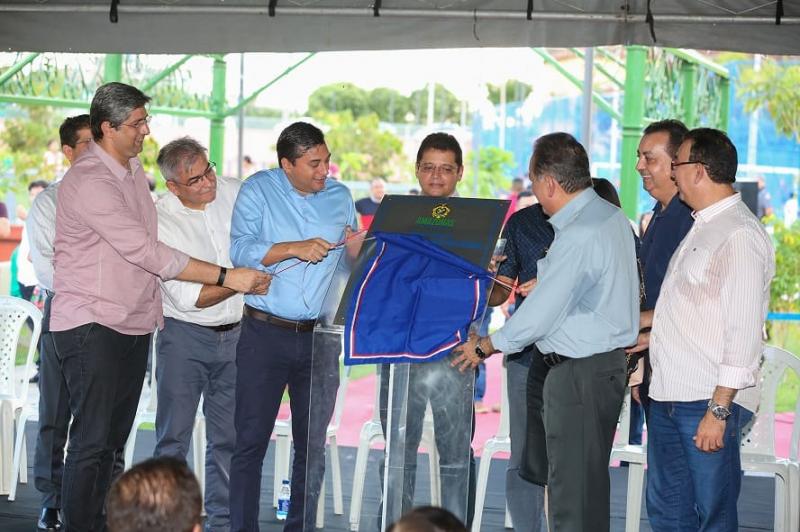 Governador Wilson Lima entrega Praça Elza Simões de Oliveira, no Centro de Manaus Governador Wilson Lima entrega Praça Elza Simões de Oliveira, no Centro de Manaus