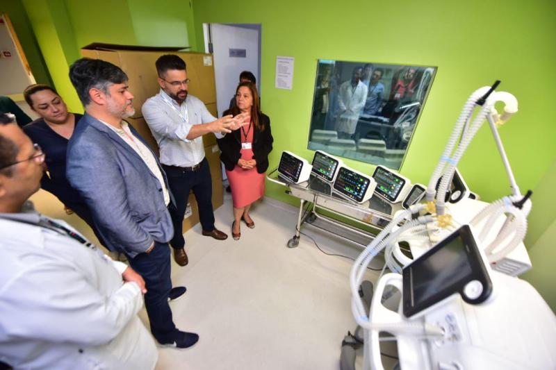 Novos equipamentos para UTI e centro cirúrgico começam a ser instalados no Hospital Francisca Mendes