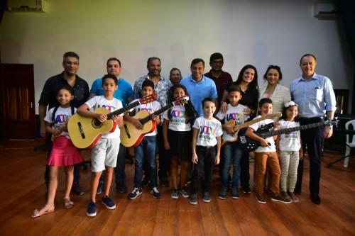Wilson Lima inaugura unidade do Liceu de Artes e Ofícios Claudio Santoro, em Envira
