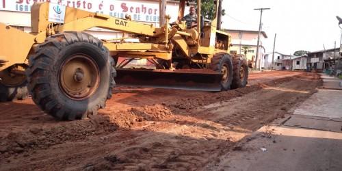 Sistema viário de Caapiranga é revitalizado e dez bairros serão beneficiados