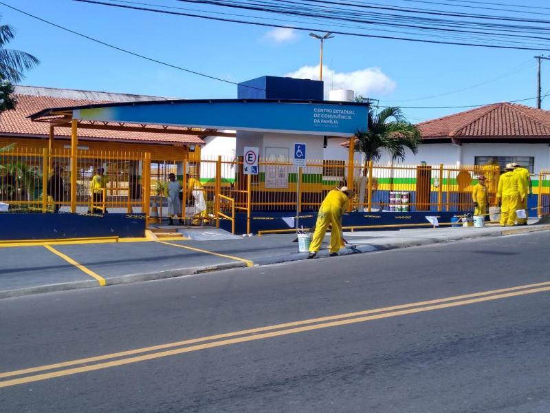 Projeto ‘Muda Manaus’ utiliza mão de obra carcerária em revitalização de centro social no Mutirão