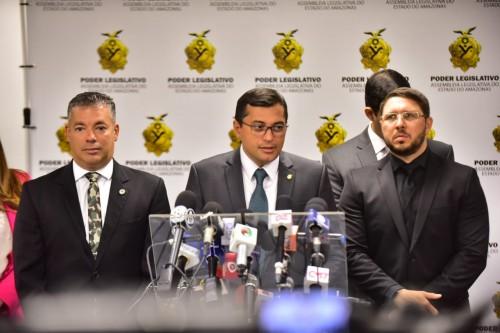 Wilson Lima afirma que recursos provenientes do aumento na arrecadação do Estado serão destinados à saúde