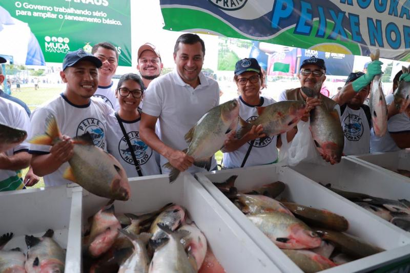 Sétima edição do 'Peixe no Prato' atende população do Jorge Teixeira dentro das ações do 'Muda Manaus'