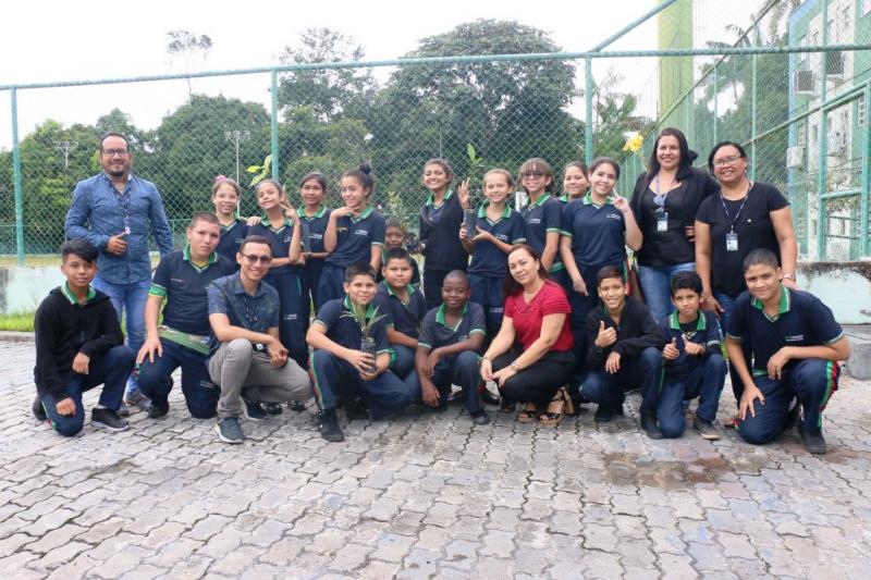 Alimentação saudável e práticas de preservação ambiental em debate nas atividades do ‘Muda Manaus’