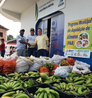 Agricultores familiares comercializam alimentos pelo PAA com doação simultânea e movimentam economia no interior do AM