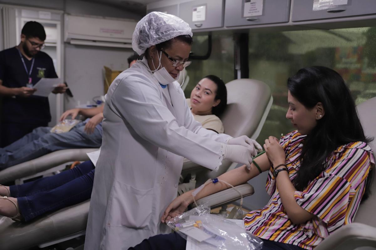 Mais de 40 servidores do TJAM aderem à campanha de coleta sanguínea