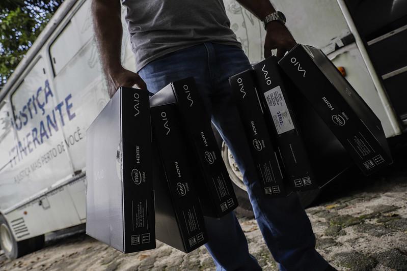 Novos implementos de informática reforçarão os trabalhos do Programa Justiça Itinerante