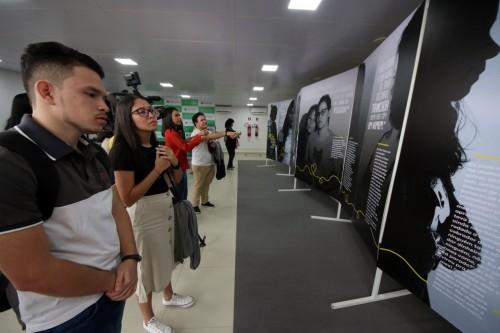 Exposição da Defensoria Pública traz relatos de vítimas em campanha de combate à violência contra a mulher