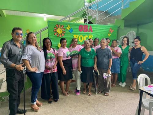 Em Anamã, 200 mulheres participam de ações contra violência doméstica e importunação sexual Em Anamã, 200 mulheres participam de ações contra violência doméstica e importunação sexual