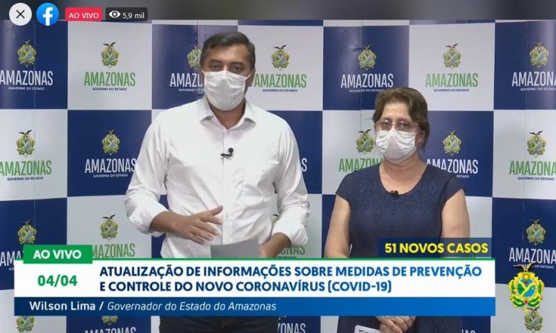 Amazonas registra nas últimas 24h um aumento de 51 novos casos de Covid-19 e passou para 311 o número total