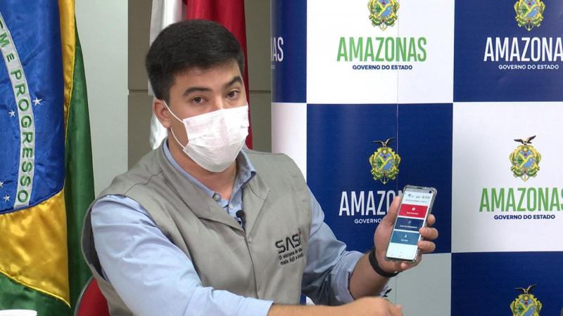Governo do Amazonas adota aplicativo para monitoramento de pacientes com Covid-19 em isolamento domiciliar