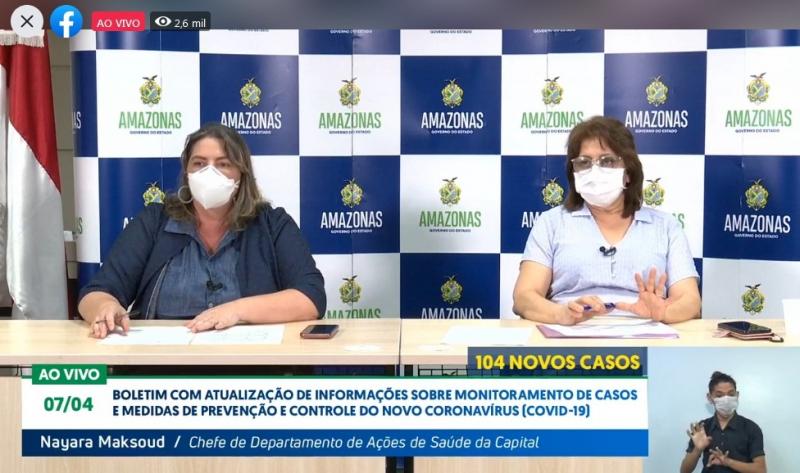 Amazonas registra 104 novos casos de coronavírus e totaliza 636; Manacapuru é a cidade do interior com 42 casos