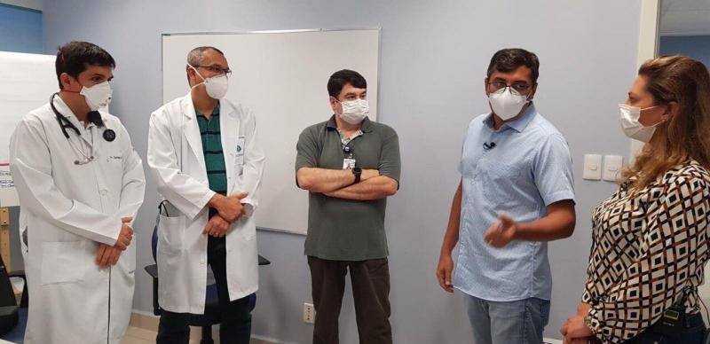 Governador Wilson Lima anuncia abertura de 45 novos leitos no Hospital Delphina Aziz