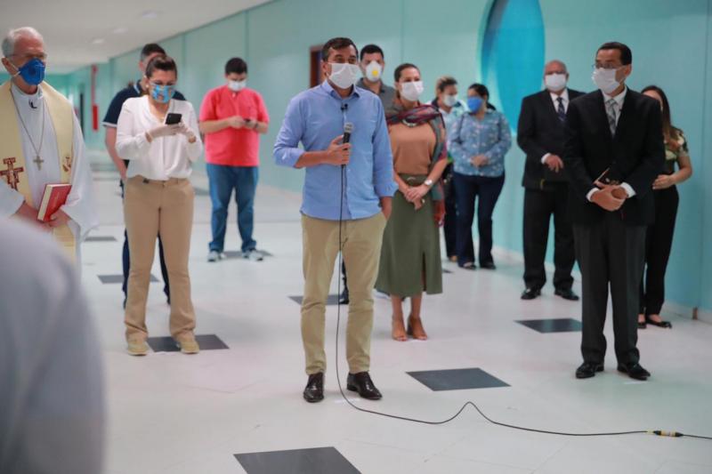 Wilson Lima inaugura Hospital de Retaguarda da Nilton Lins, ampliando leitos para pacientes de Covid-19