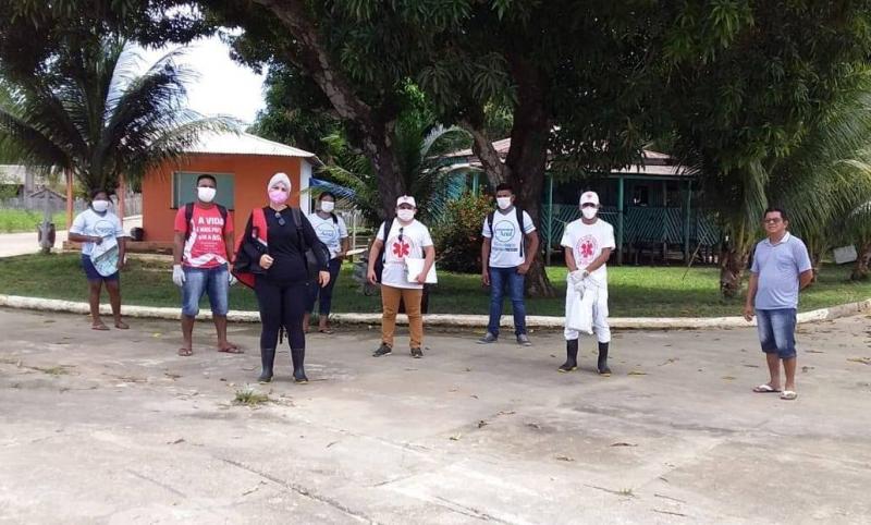 Prefeitura de Parintins monitora comunidade Santo Antônio do Tracajá onde há suspeita de casos de Covid-19  