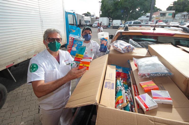 Governo do Amazonas recebe doações de Equipamentos de Proteção Individual (EPIs) e insumos de saúde
