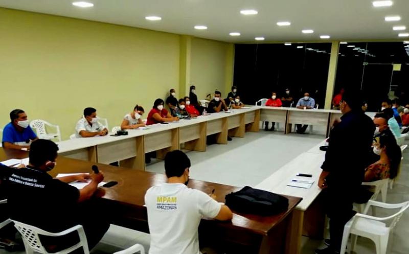 COVID-19: MPAM acompanha mobilização para aumentar capacidade de atendimento a pacientes em Tabatinga