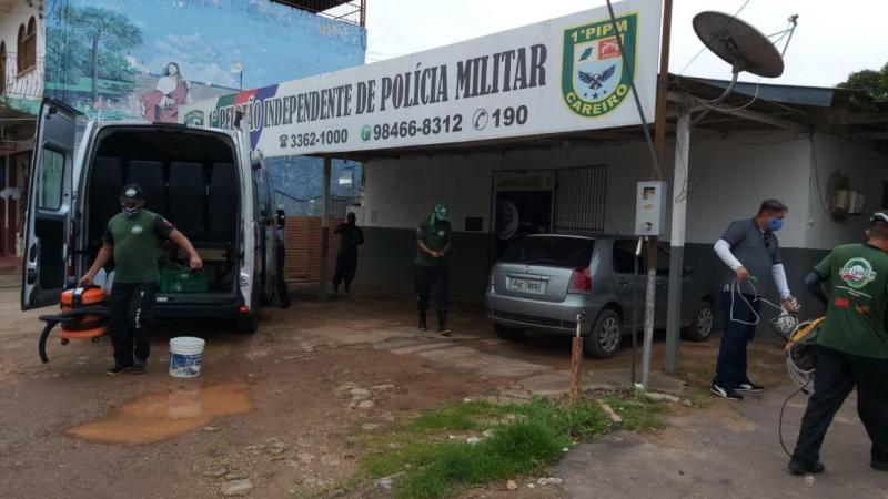 Polícia Militar intensifica envio de EPIs e materiais de higiene para uso de equipes no interior