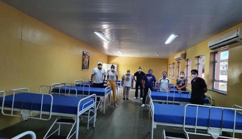 Prefeitura de Parintins implanta mais leitos para combate ao coronavírus 