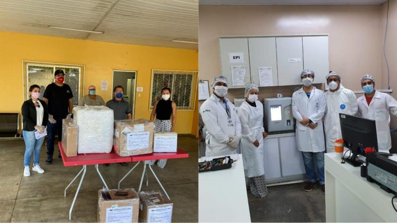 Baratão da Carne e Moto Peças João Alfredo doam aparelhos para o Hospital Jofre Cohen
