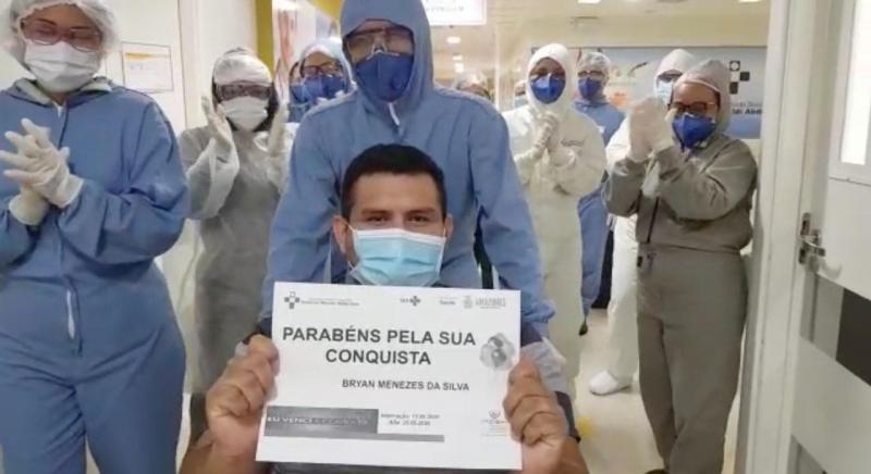 Hospital Delphina Aziz ultrapassa marca de 200 altas de pacientes com Covid-19