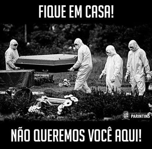 Prefeitura de Parintins utiliza imagem de sepultamento para convencer população cumprir toque de recolher