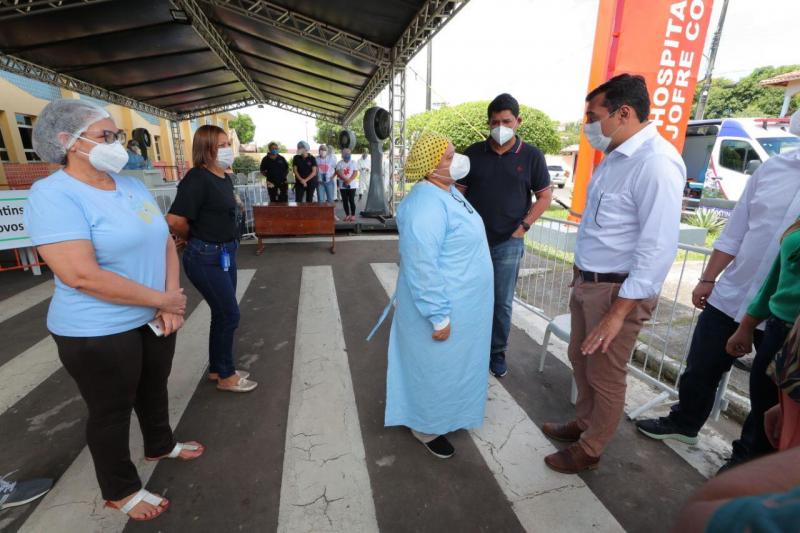 Em Parintins, Wilson Lima entrega respiradores para o combate à Covid-19 e diz que momento é de proteger vidas